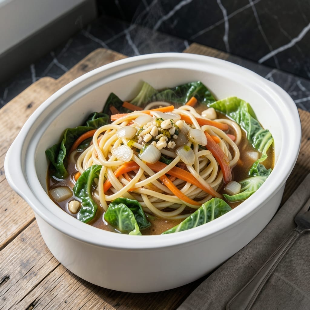 Recipe for Cabbage and Noodles in Crock Pot: Slow-Cooked Hearty Comfort