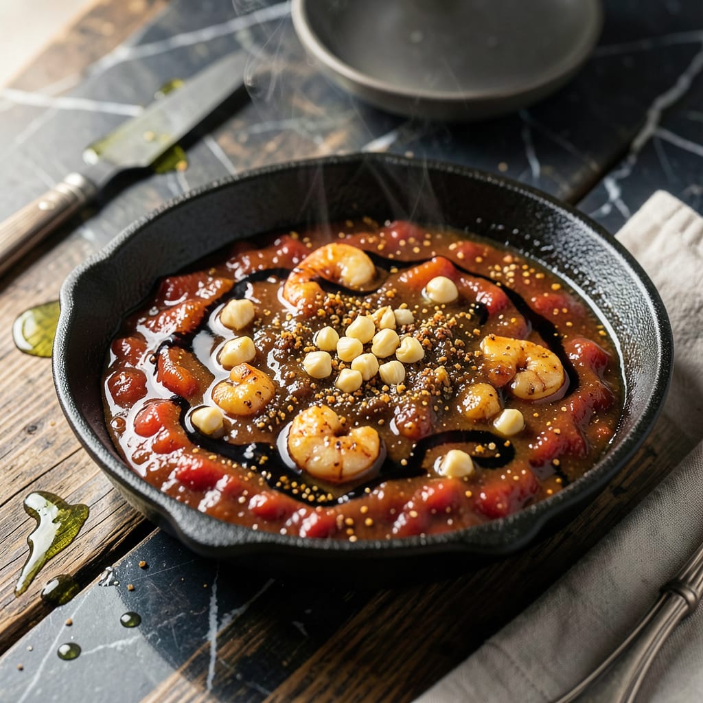 cajun bbq shrimp sauce recipe example with annotations