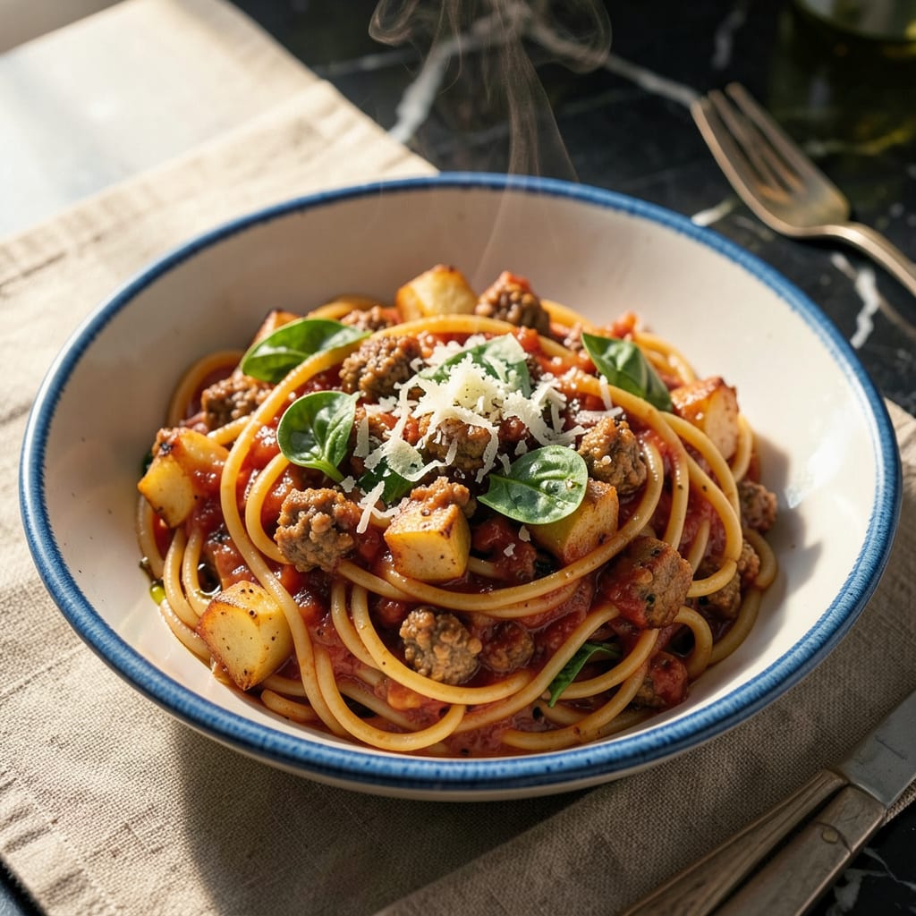 Can I Use Breakfast Sausage in Spaghetti: Flavor Tips and Best Results example with annotations