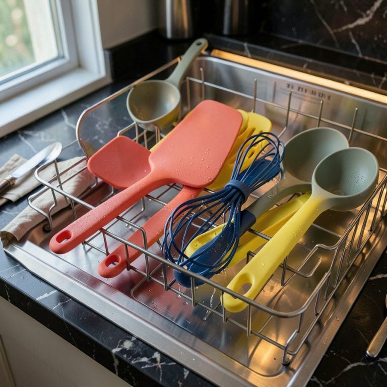 Visual representation of Can Silicone Utensils Go in the Dishwasher: Safe Cleaning Guide