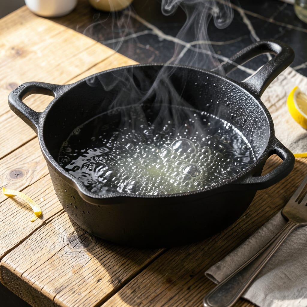 Visual representation of Can You Boil Water in a Cast Iron Pot: Safety Tips and Best Practices
