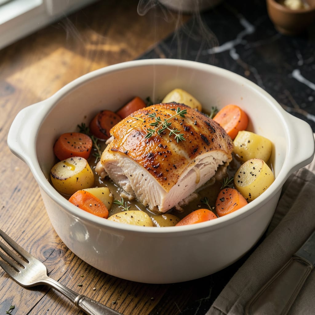 Can You Cook a Frozen Turkey Breast in a Crock Pot: Safe Steps and Timing Guide example with annotations
