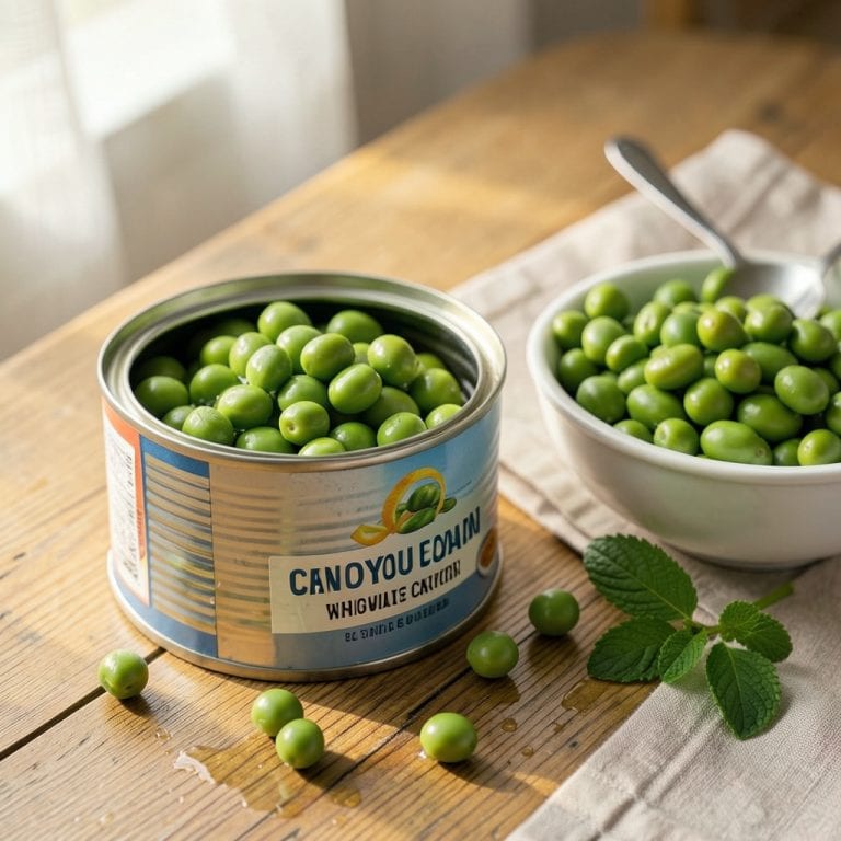 Can You Eat Canned Peas Without Cooking: Safety and Taste Explained example with annotations