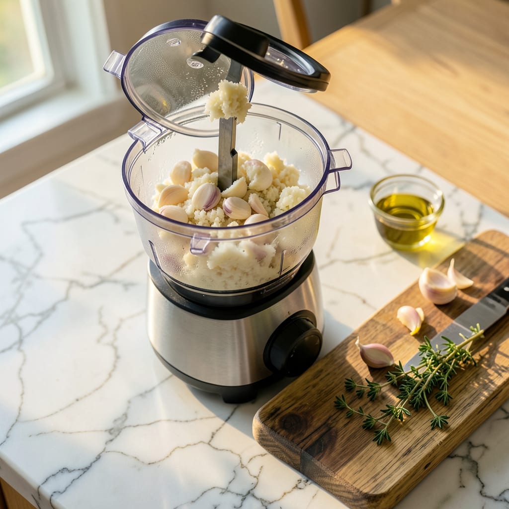 Can You Mince Garlic in a Food Processor: Quick Steps for Perfect Results illustration with key details
