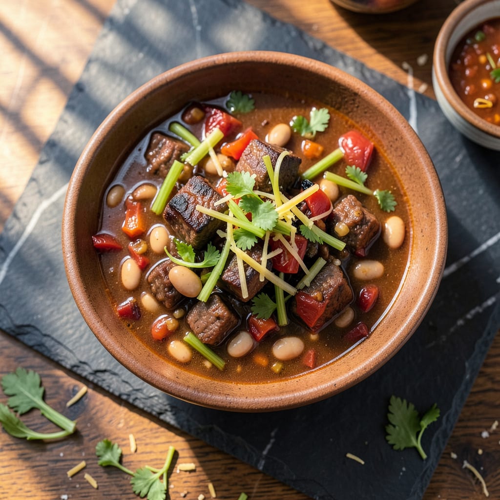 can you put celery in chili illustration with key details