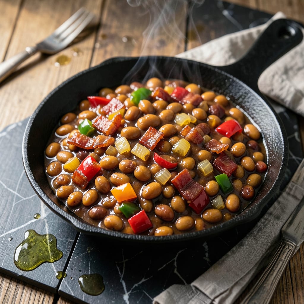 canned bbq beans recipe detailed visual guide