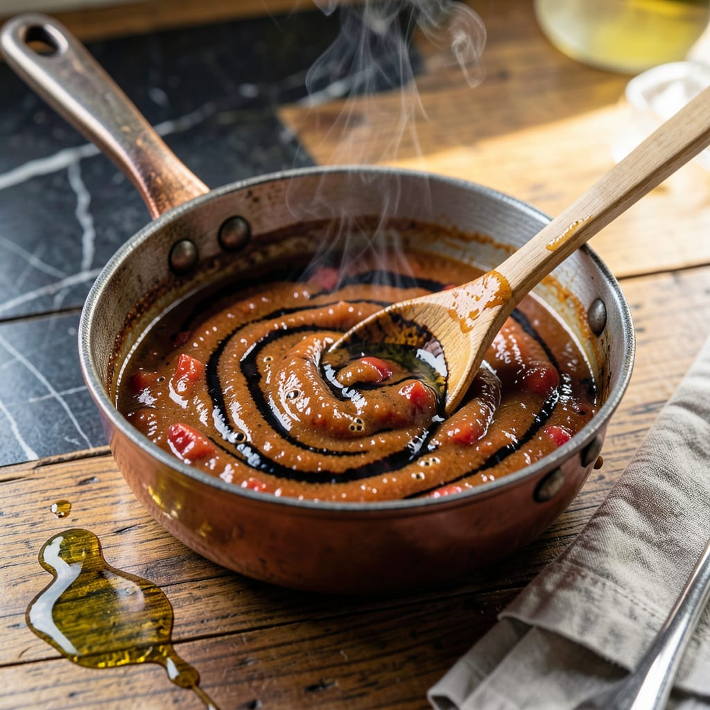 Visual representation of Canned BBQ Sauce Recipe: Homemade Tangy Tomato Blend