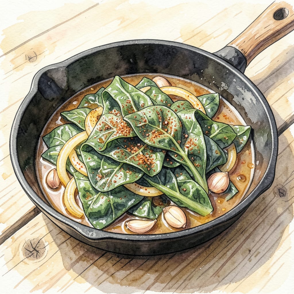 Visual representation of Canned Turnip Greens Recipe: Southern Style Flavor in Minutes
