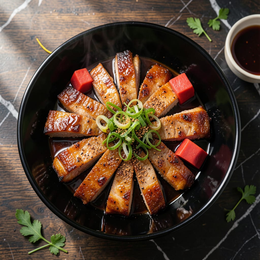 Cantonese BBQ Pork Recipe: Sweet Glazed Char Siu Perfection example with annotations