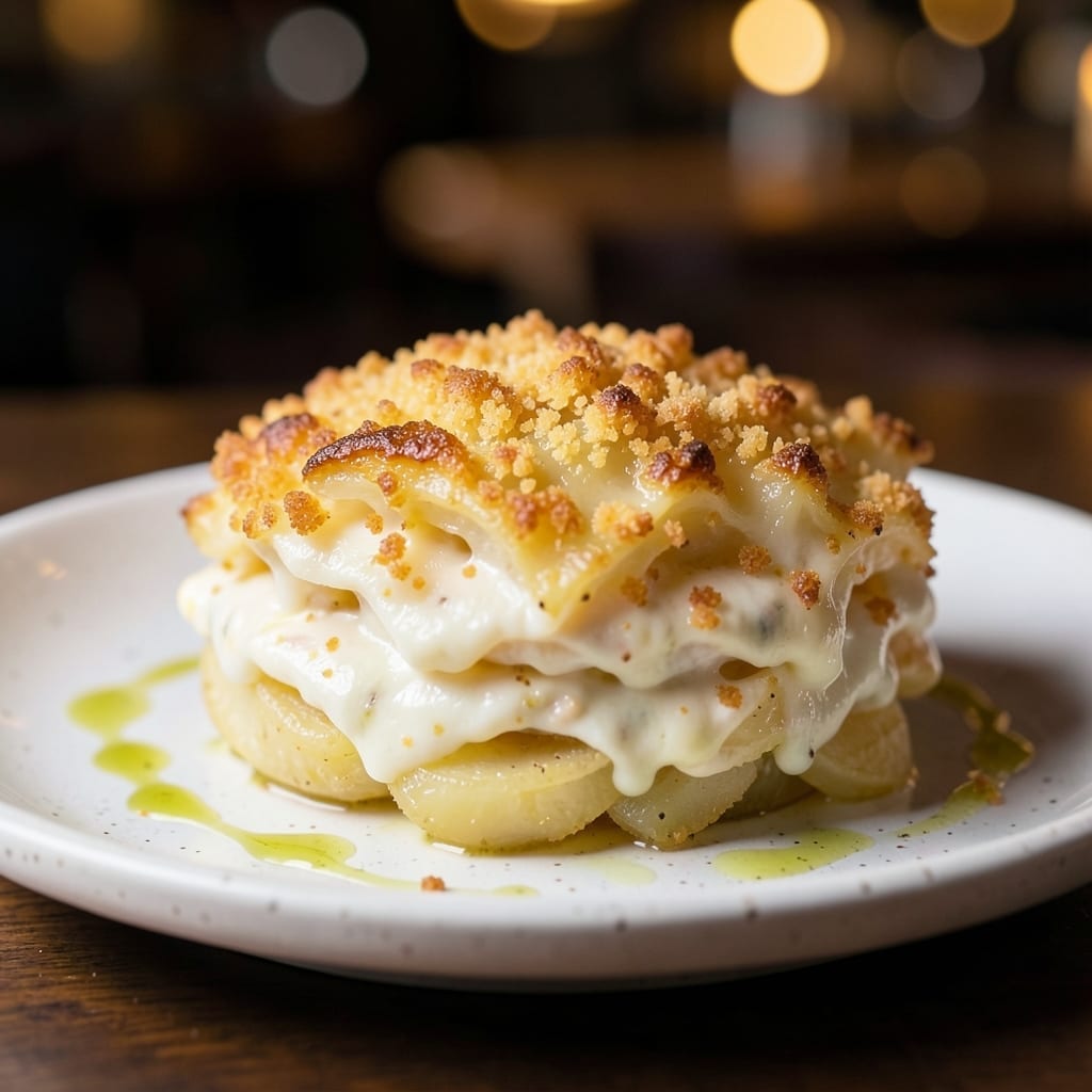 Capital Grill Au Gratin Potatoes Recipe: Creamy Layers with Sharp Cheddar Bite