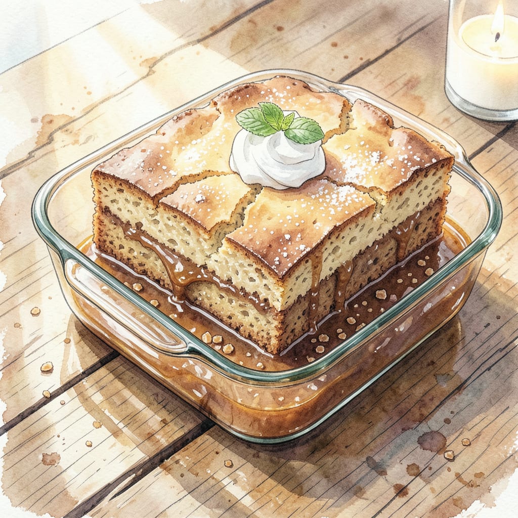 Caramel Pudding Cake Recipe: Self Saucing Magic in Every Bite detailed visual guide