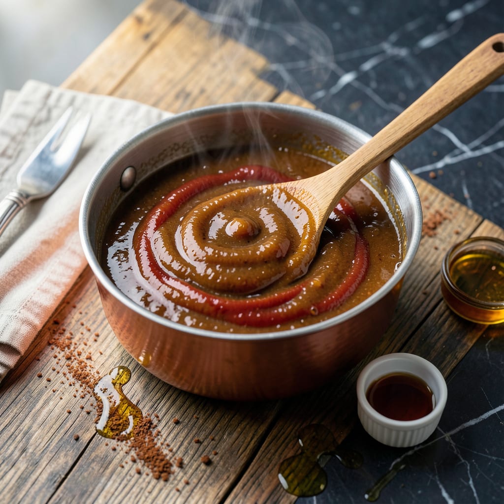Visual representation of Carolina Honey BBQ Sauce Recipe: Sweet Heat With Smoky Boldness