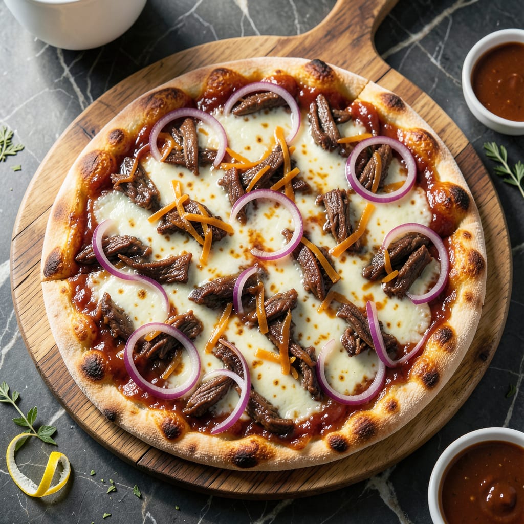 caseys bbq beef pizza recipe detailed visual guide