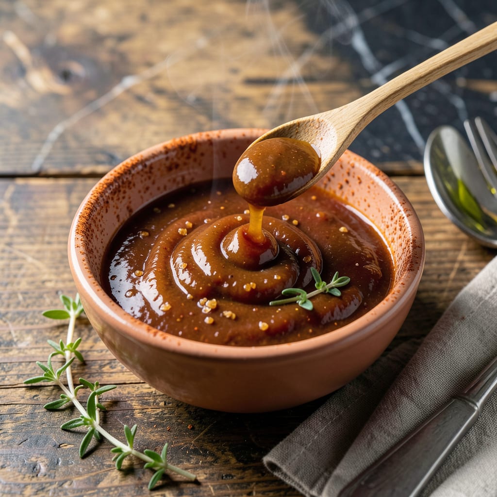 Catsup Based BBQ Sauce Recipe: Tangy Tomato Blend for Backyard Cookouts illustration with key details