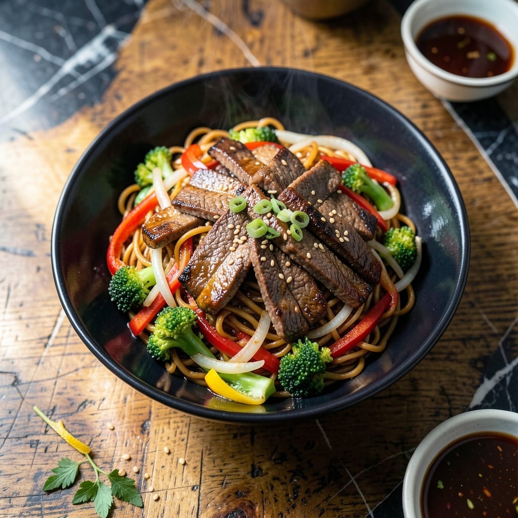 Recipe For Beef Stir Fry With Vegetables And Noodles: Wok-Tossed Crisp-Tender Goodness
