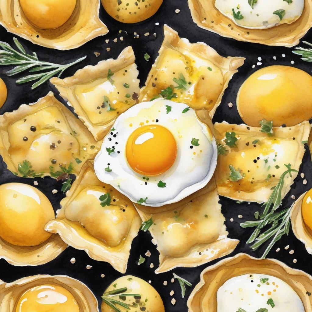egg yolk ravioli masterchef recipe