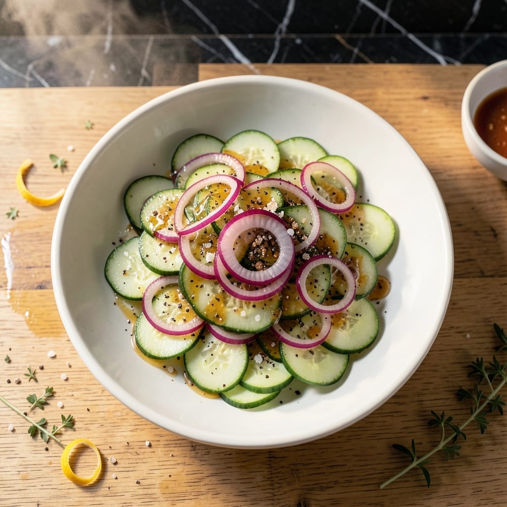 Cucumber Salad Recipe Apple Cider Vinegar: Bright Crisp Tang in Every Bite