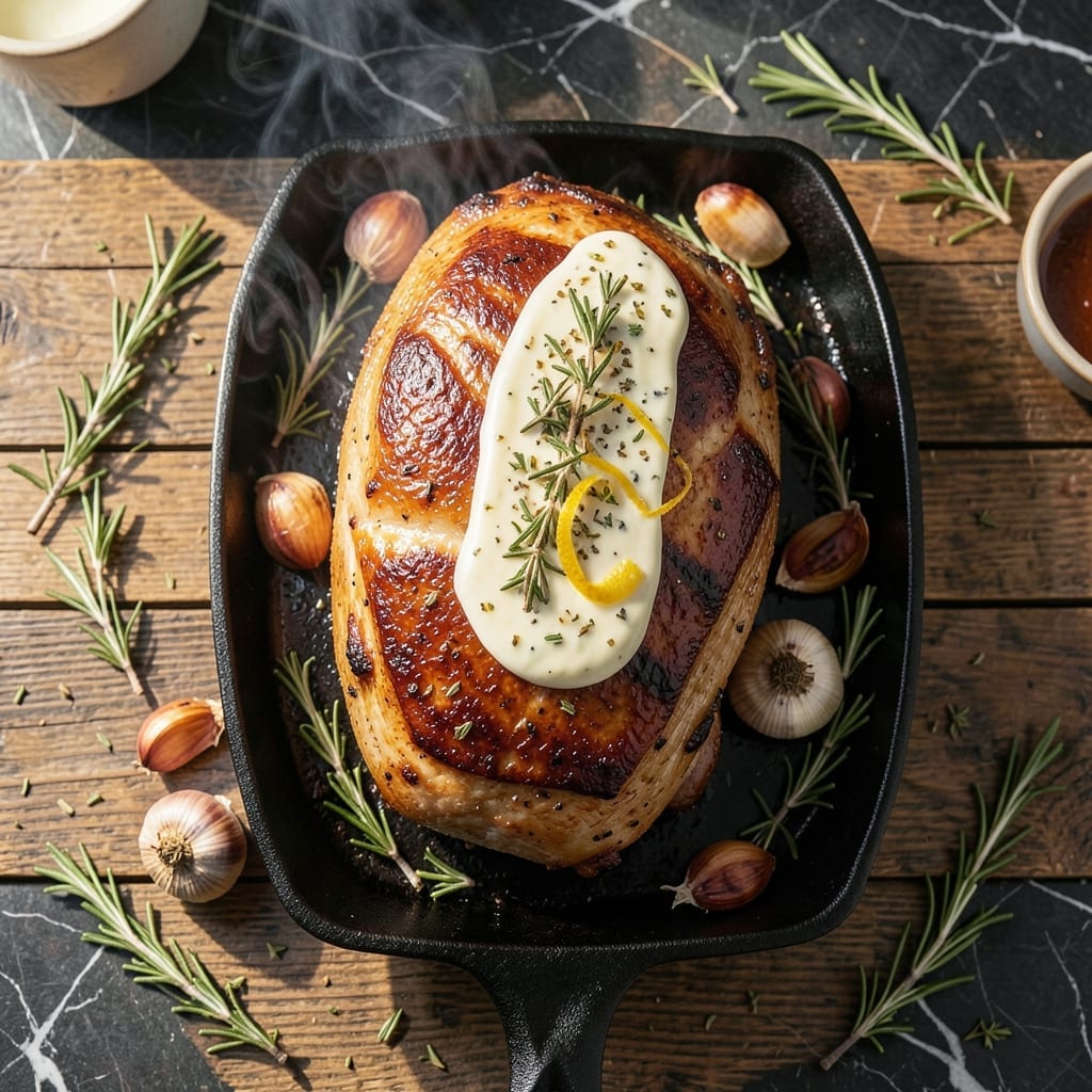 Standing Rib Roast Recipe Pellet Grill: Reverse-Seared With Garlic-Herb Butter
