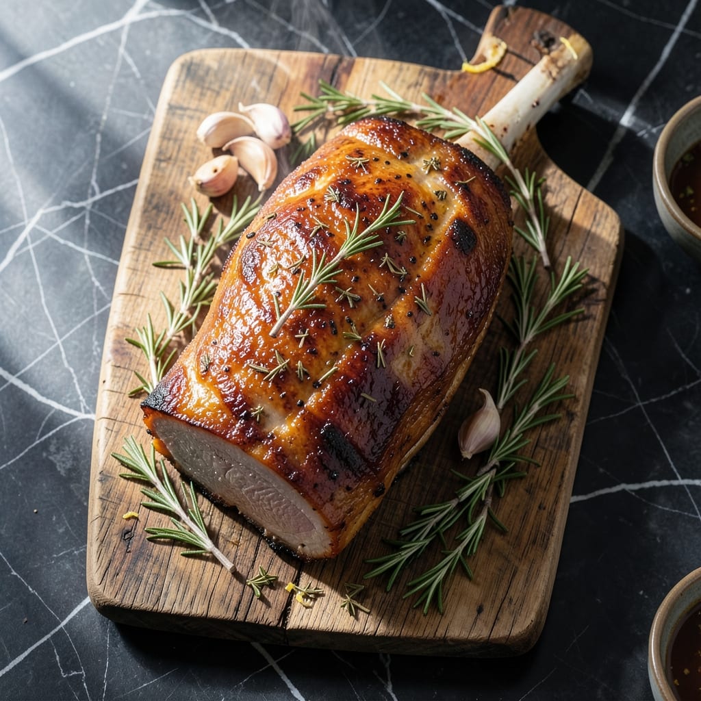 Recipe for Bone in Pork Loin Roast: Herb-Crusted and Juicy to the Bone