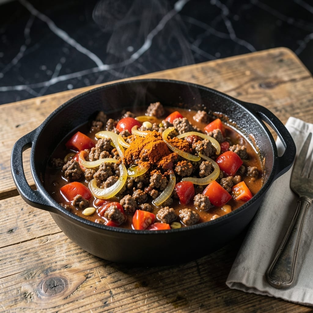 Recipe for Goulash Using Ground Beef: Hearty Paprika-Infused Stew