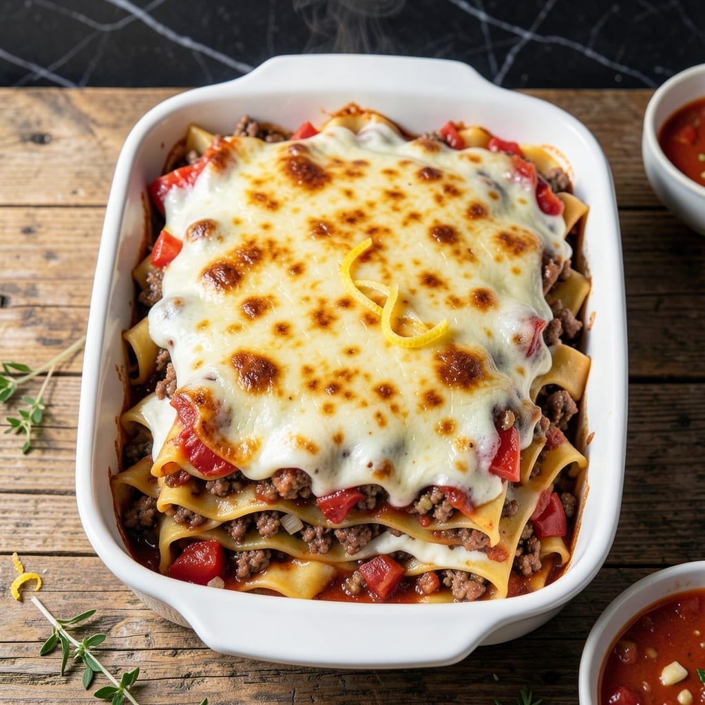Lasagna Recipe With Sour Cream: Rich Layers of Tangy Creaminess