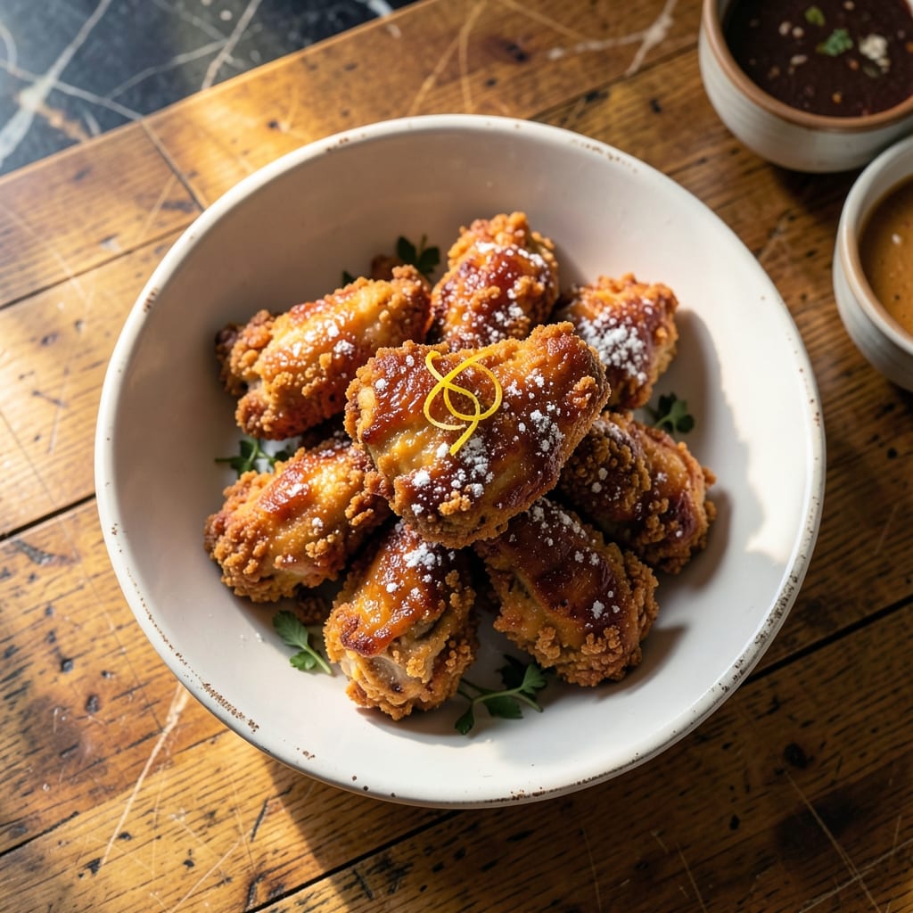 Lee's Famous Recipe Chicken Arnold Menu: Signature Plate of Crispy Fried Chicken and Creamy Gravy