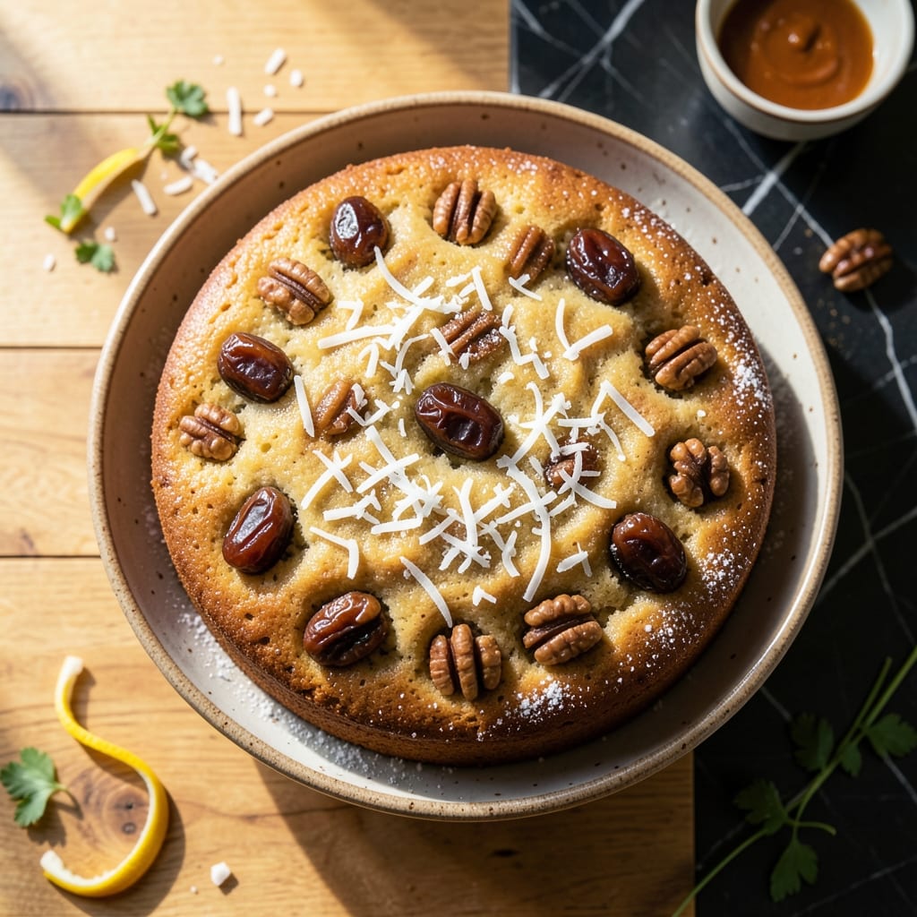 Food for the Gods Recipe Moist: Dense Coconut Cake With Date Sweetness