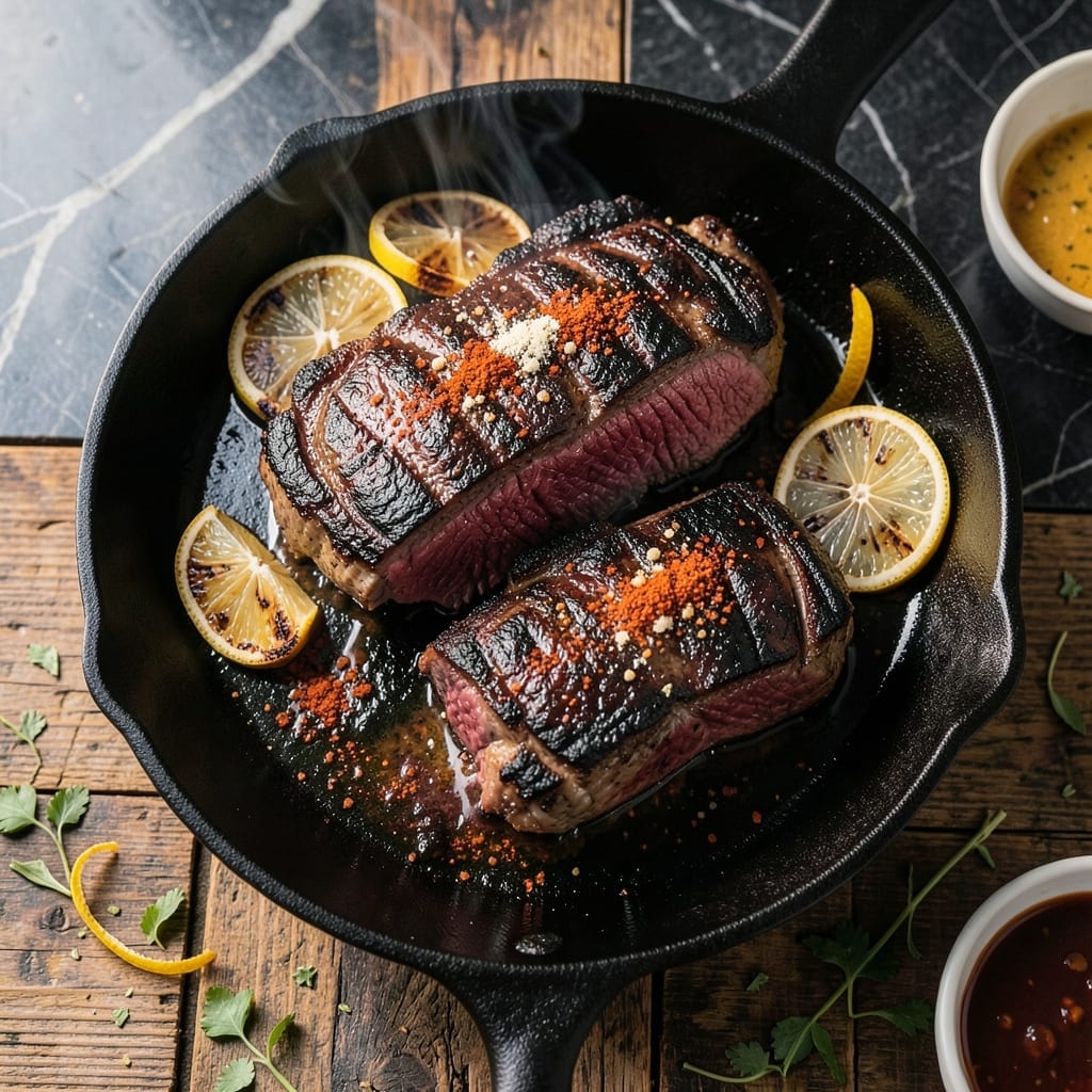 Blackened Steak Recipe Grilled: Spice-Rubbed Char with Cajun Heat