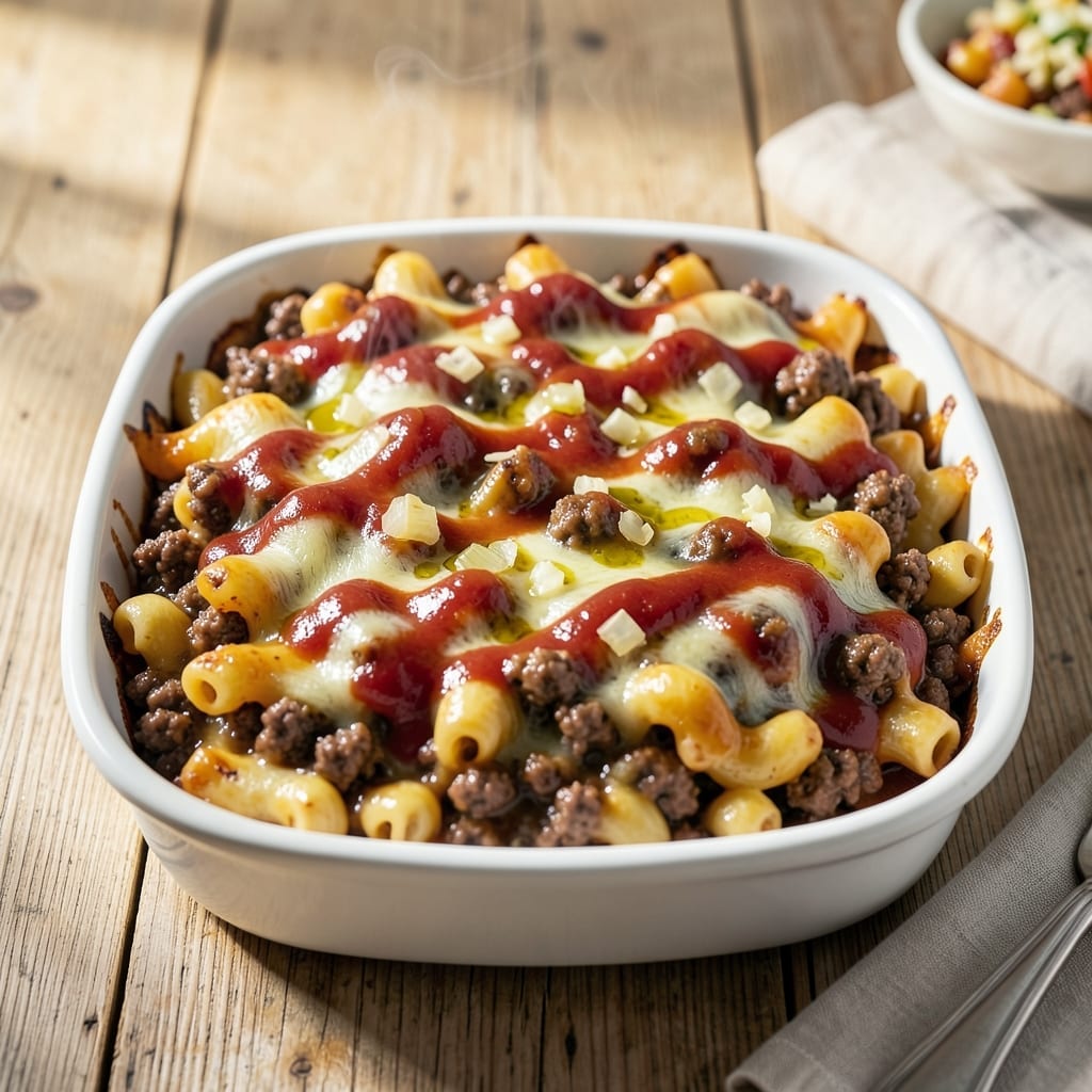 Pioneer Woman Cheeseburger Casserole Recipe: Savory Ground Beef Layers