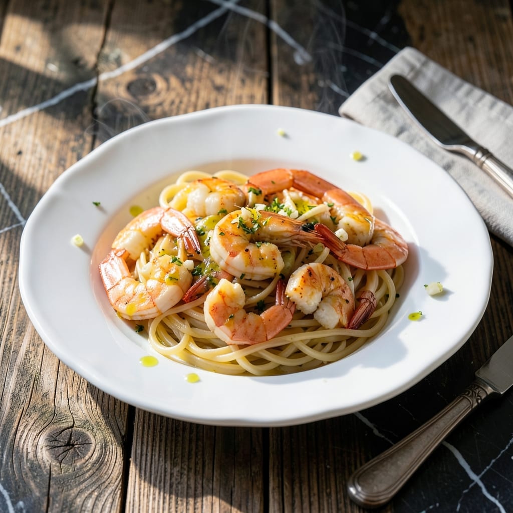 Find a Recipe for Shrimp Scampi: Garlicky Butter Sauce with Bright Lemon Zest