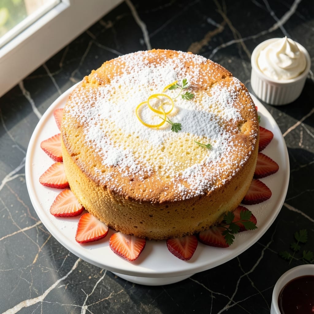 Classic Sponge Cake Recipe: Light and Airy Cloud-Like Texture
