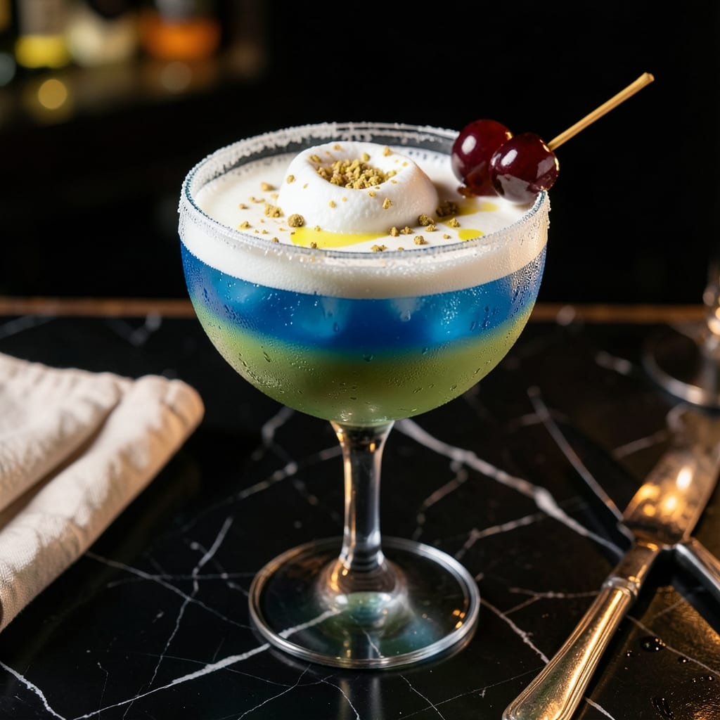 Pistachio Martini Recipe With Blue Curacao: Nutty Elegance in a Vibrant Glass Pistachio Martini Recipe With Blue Curacao: Nutty Elegance in a Vibrant Glass