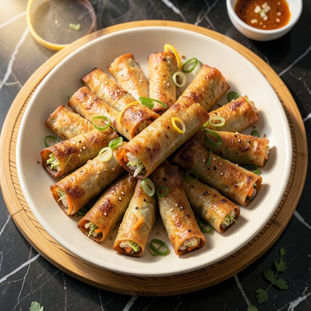 Pork Spring Roll Recipe Air Fryer: Crispy Golden Wrappers in Minutes