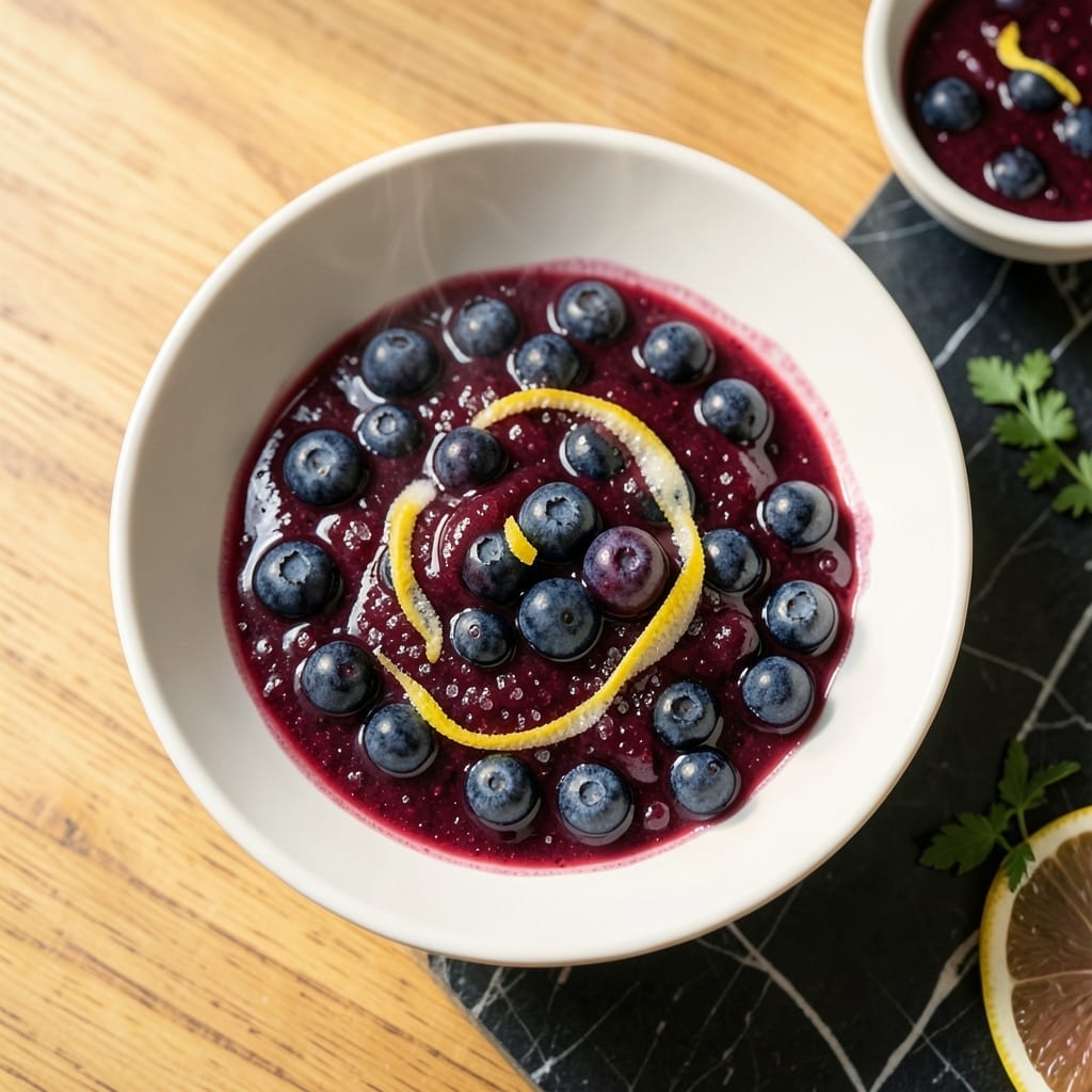 Recipe for Blueberry Sauce Topping: Bright and Jammy Drizzle for Pancakes