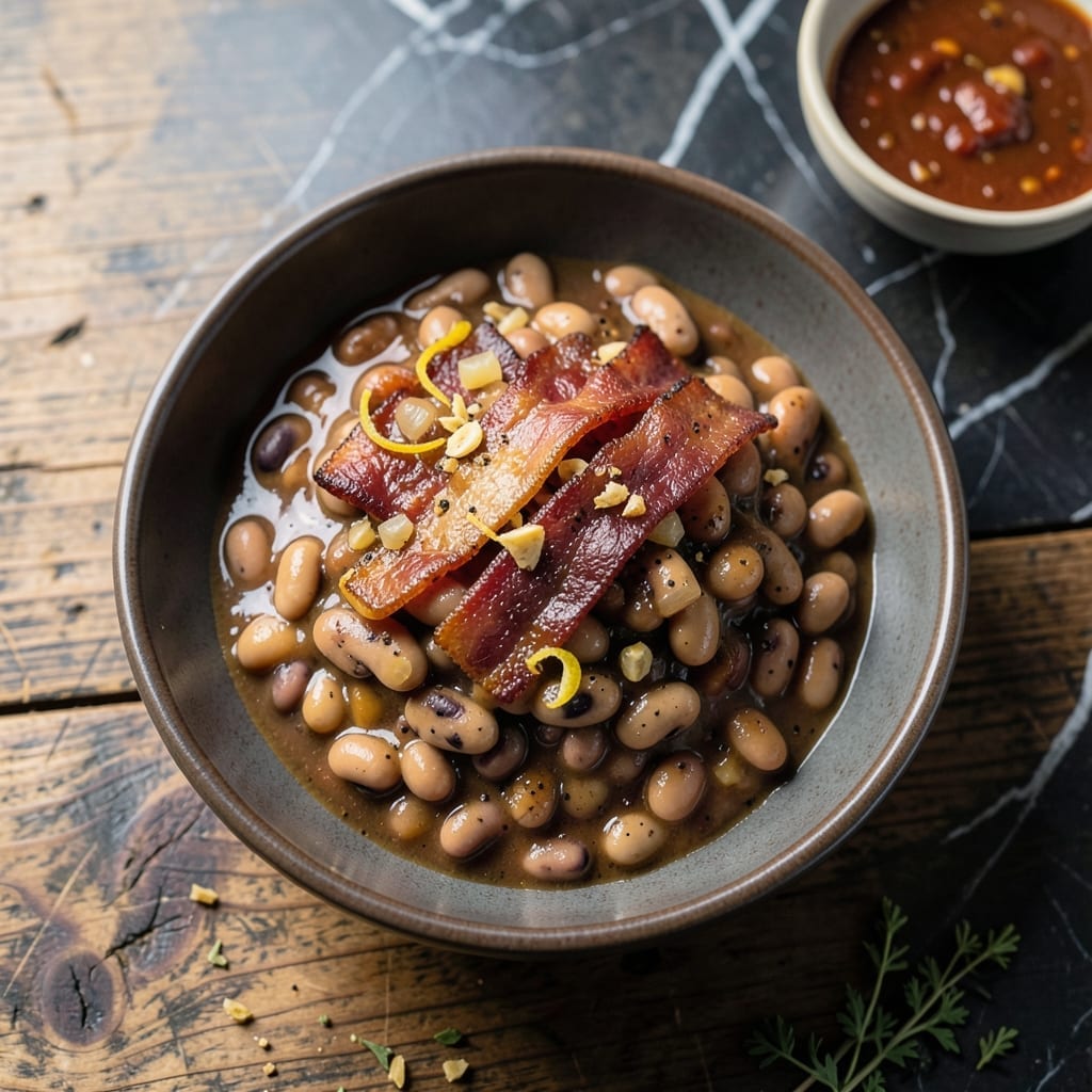 Texas Barbecue Beans Recipe: Slow-Smoked Molasses and Bacon Depth