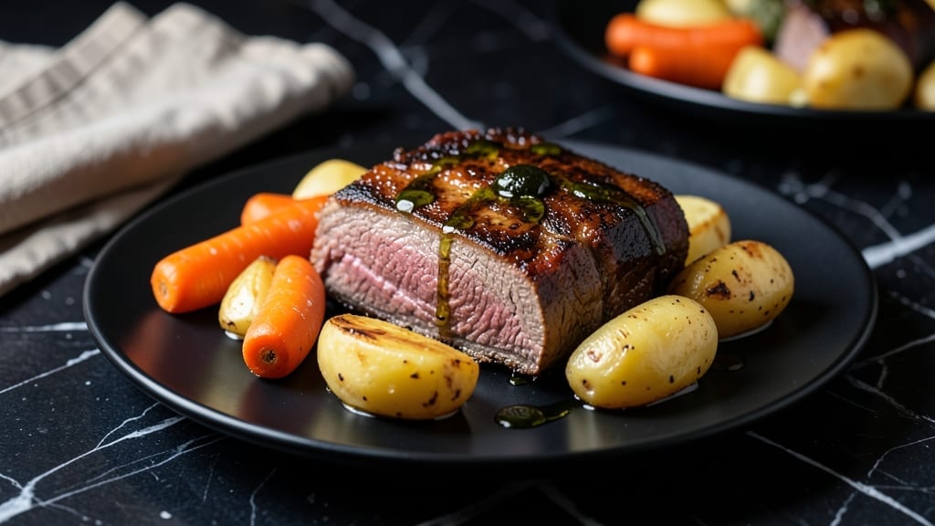Beef Brisket Recipe With Carrots And Potatoes: Slow-Cooked Tender Meat and Root Medley