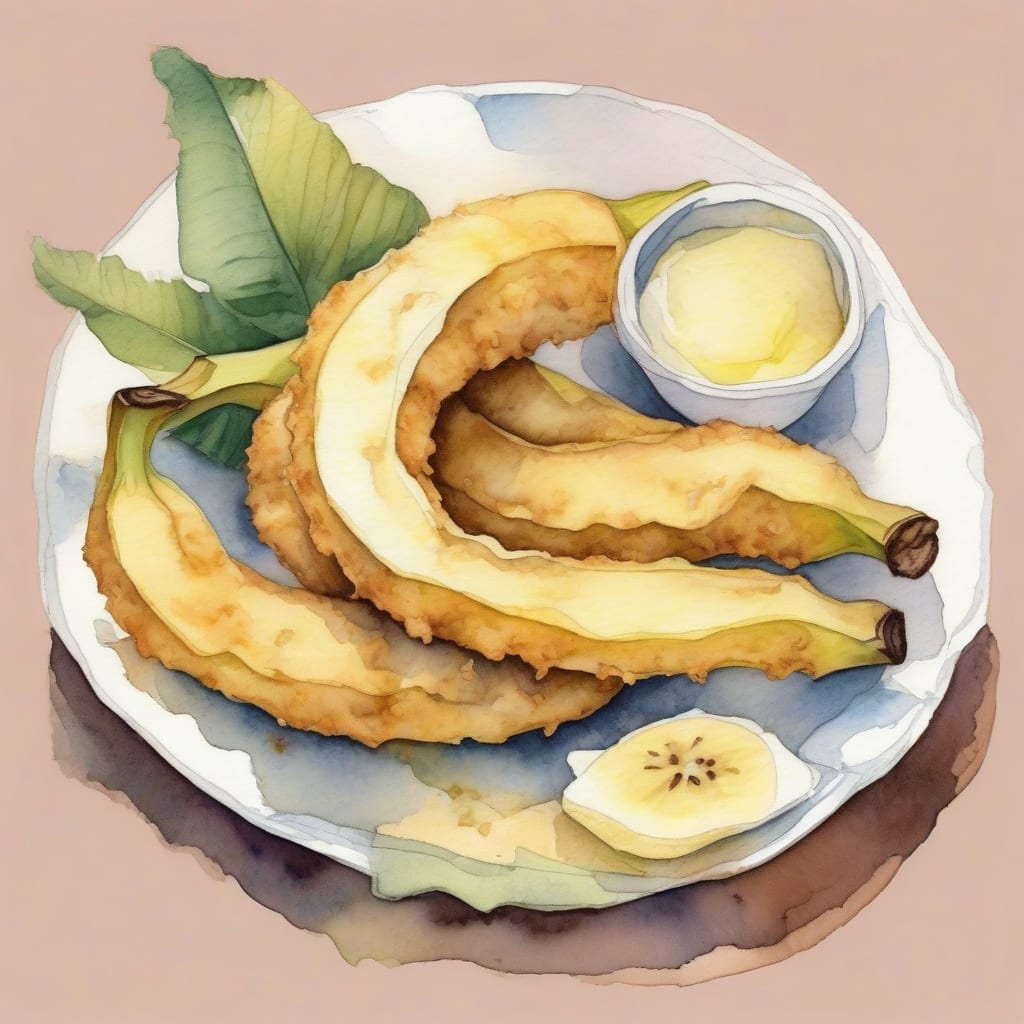banana tempura recipe