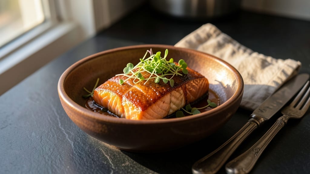 Brown Sugar Smoked Salmon Recipe: Glazed Sweetness With Crispy Onions