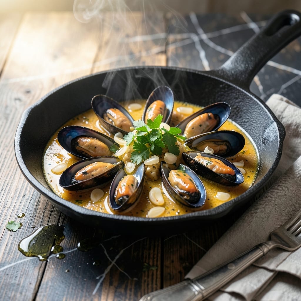 Pre Cooked Mussels Recipe: Garlic White Wine Finish in 10 Minutes