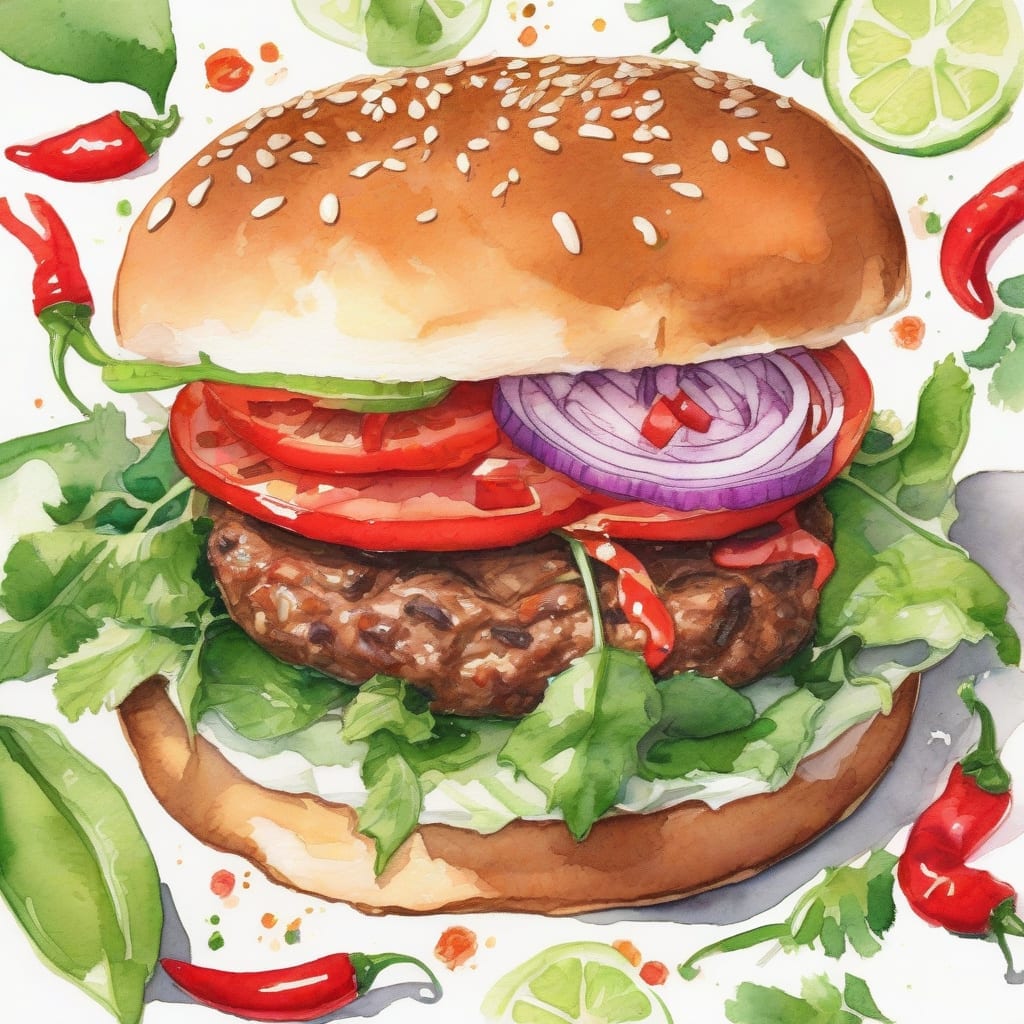 hello fresh thai chili burger recipe