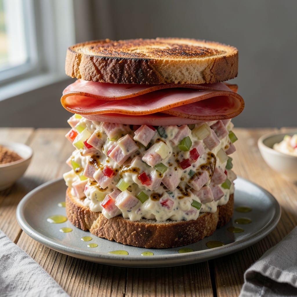 Ham Salad Sandwich Recipe With Bologna: Classic Deli Layers With Creamy Spread