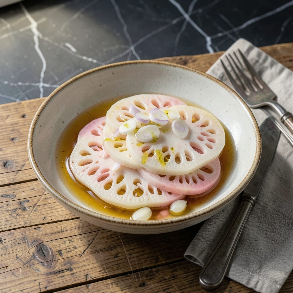 Pickled Lotus Root Recipe: Crunchy Texture and Vinegary Zing