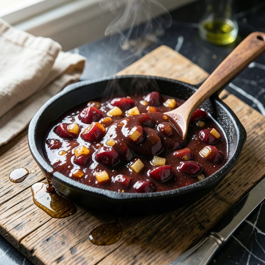 Cherry Bourbon Barbecue Sauce Recipe: Sweet Heat With Oak-Aged Complexity