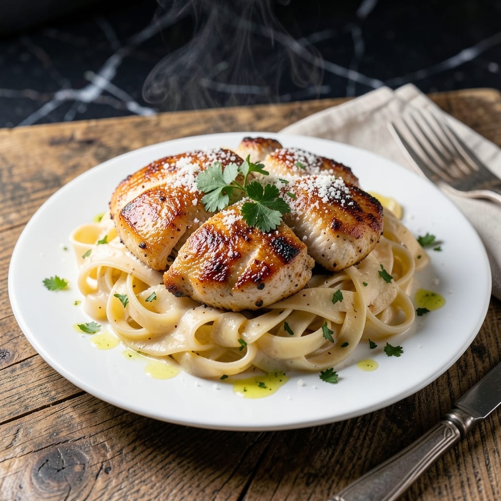 Applebee's Chicken Alfredo Recipe: Copycat Cream Sauce With Fettuccine