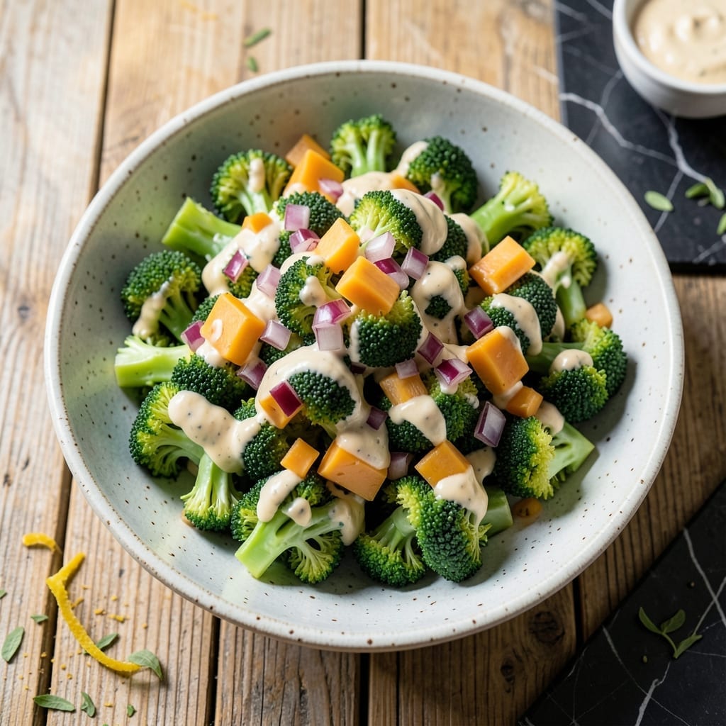 Broccoli Salad Recipe Low Carb: Crunchy Tangy Keto-Friendly Delight