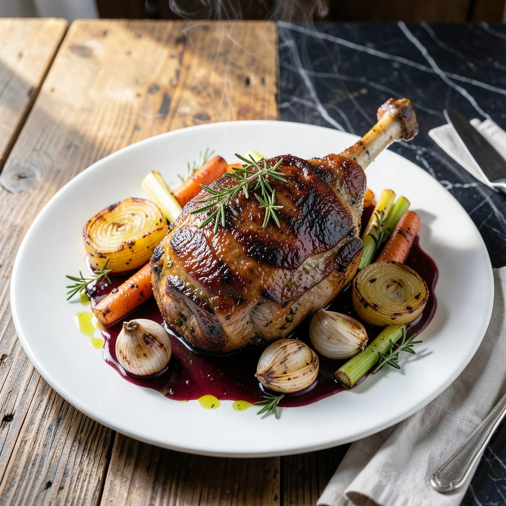 Lamb Leg Recipe Red Wine: Slow-Roasted Herb-Infused Elegance