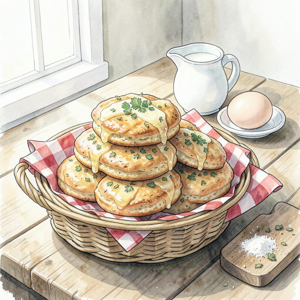 Visual representation of Cheddar Bay Biscuits Box Recipe: Flaky, Buttery Perfection