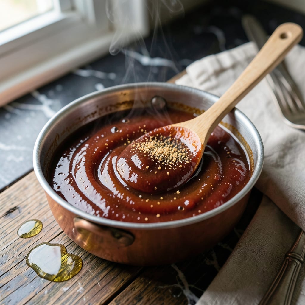 Visual representation of Cheerwine BBQ Sauce Recipe: Cherry Cola Infused Sweetness