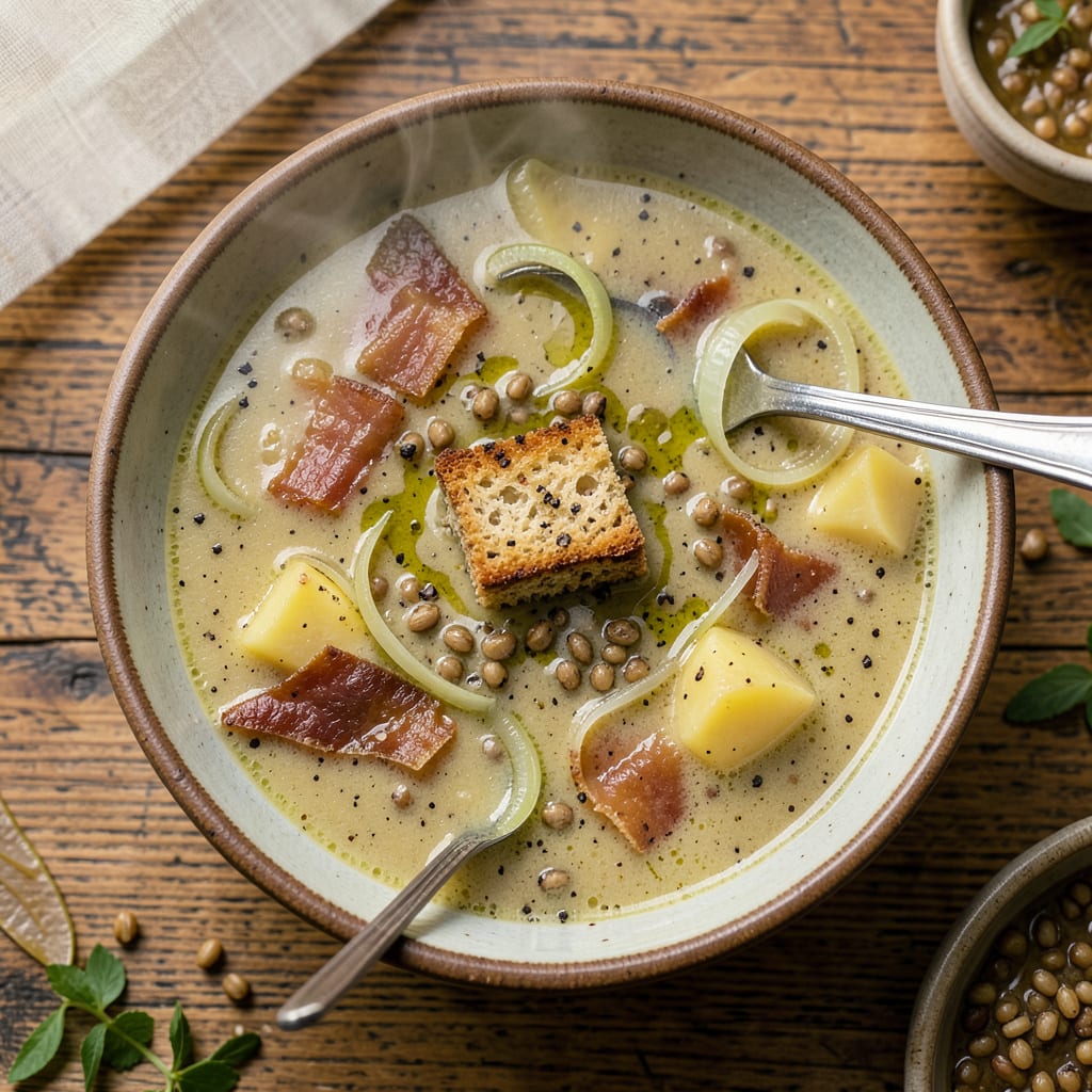 Cheese Rind in Soup: Umami Rich Depth for Zero Waste Cooking example with annotations