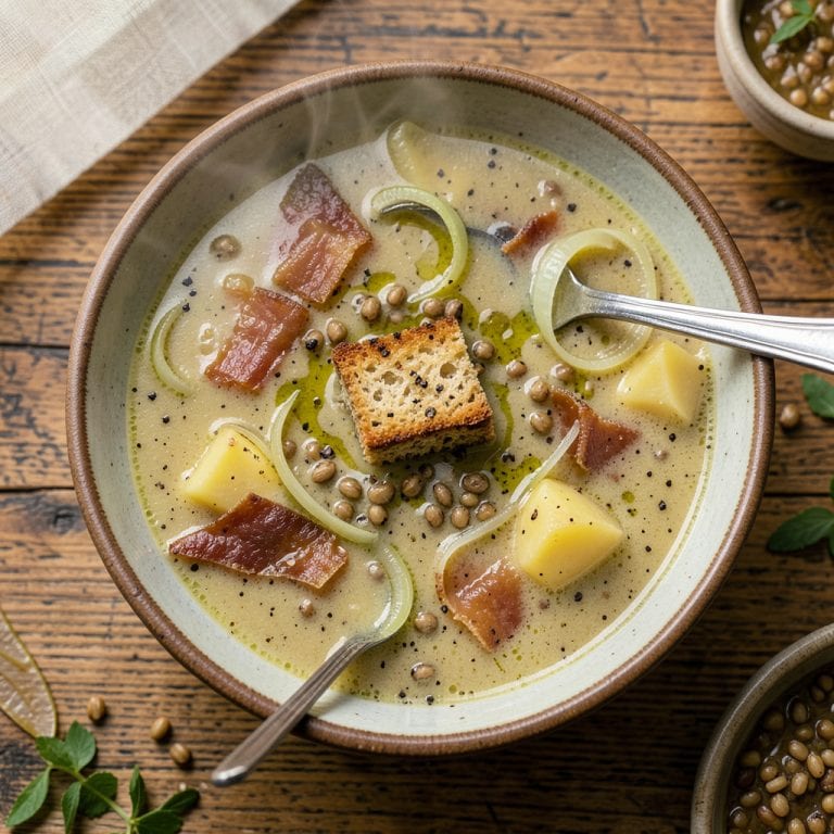 Cheese Rind in Soup: Umami Rich Depth for Zero Waste Cooking example with annotations